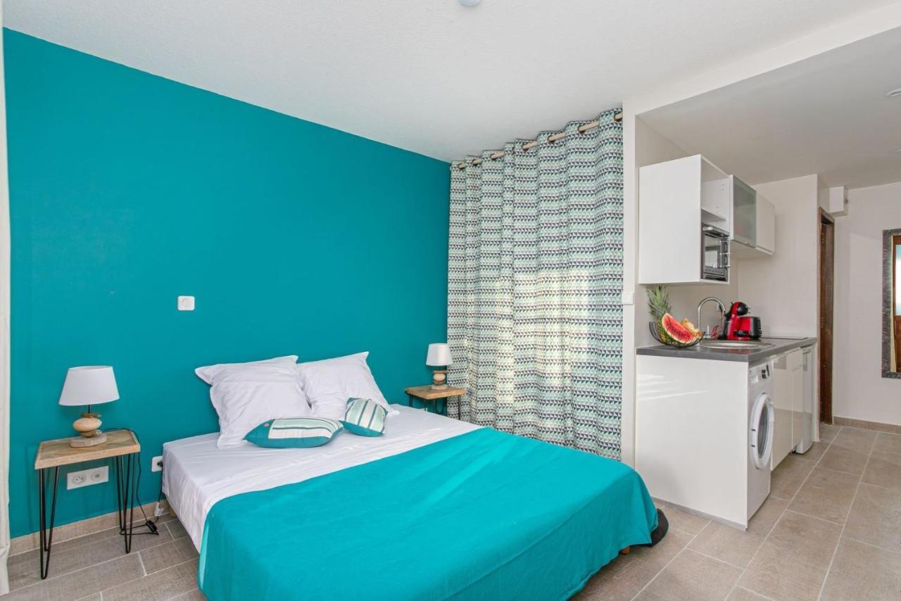 Studio Corail 5 Min A Pied De La Plage - 1Br Studio 5Min Walk From Nice Beach 생트안느 외부 사진
